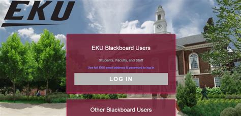 eastern kentucky university blackboard login